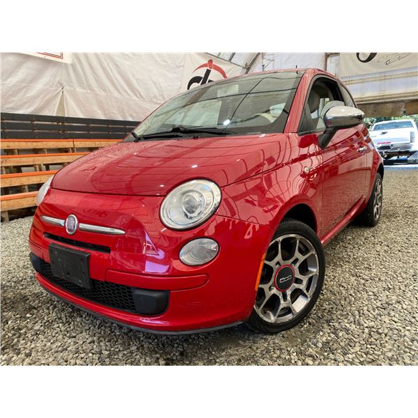 PARKSVILLE - 2012 FIAT 500 RED 106215 KMS - D378806