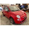 Image 9 : PARKSVILLE - 2012 FIAT 500 RED 106215 KMS - D378806