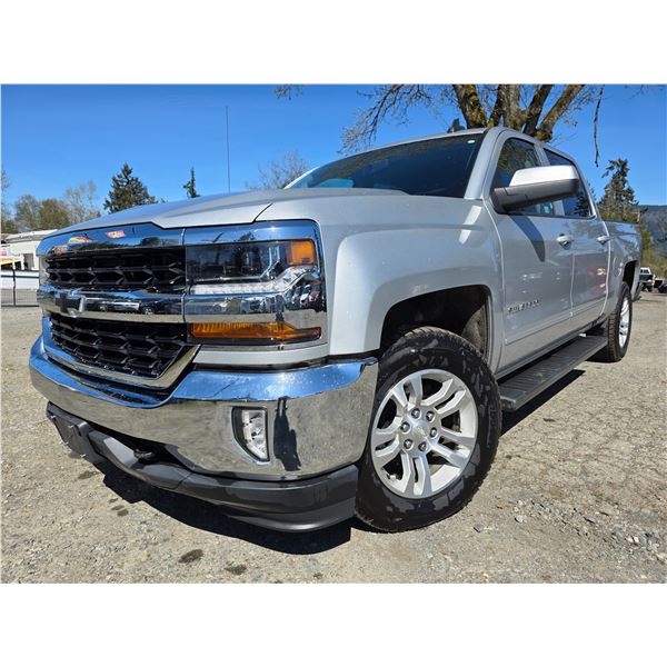 DUNCAN - 2018 CHEVROLET SILVERADO SILVER  322128 KMS - D214361