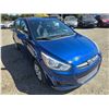 Image 6 : DUNCAN - 2015 HYUNDAI ACCENT BLUE 144826 KMS - J211503