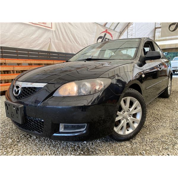 PARKSVILLE - 2008 MAZDA MAZDA3 BLACK 266139 KMS - D825272
