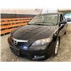 Image 3 : PARKSVILLE - 2008 MAZDA MAZDA3 BLACK 266139 KMS - D825272