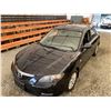 Image 4 : PARKSVILLE - 2008 MAZDA MAZDA3 BLACK 266139 KMS - D825272