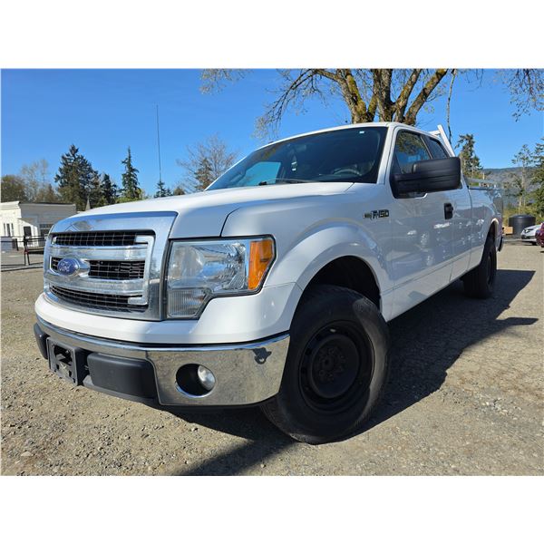 DUNCAN - 2014 FORD F-150 WHITE  282338 KMS - DA95790