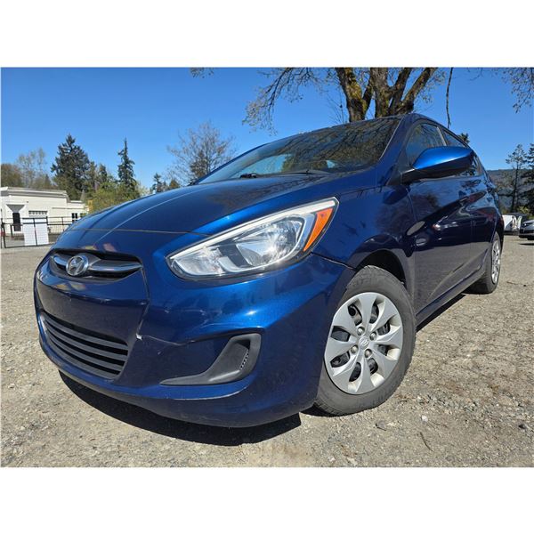 DUNCAN - 2015 HYUNDAI ACCENT BLUE 144826 KMS - J211503
