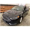 Image 3 : PARKSVILLE - 2019 FORD FUSION BLACK 177760 KMS "REPO" - J155649