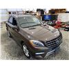 Image 10 : PARKSVILLE - 2015 MERCEDES-BENZ ML-CLASS BROWN 136614 KMS - D613676