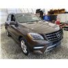 Image 9 : PARKSVILLE - 2015 MERCEDES-BENZ ML-CLASS BROWN 136614 KMS - D613676