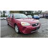 Image 5 : DUNCAN - 2006 CHEVROLET MALIBU RED 239365 KMS - D14303