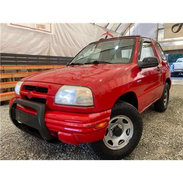 PARKSVILLE - 1999 SUZUKI VITARA RED  419546KMS - P102348