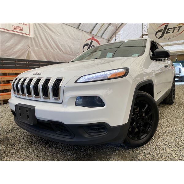 PARKSVILLE - 2014 JEEP CHEROKEE WHITE 165001 KMS - P302629