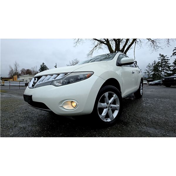 DUNCAN - 2009 NISSAN MURANO WHITE 260583 KMS - D106736