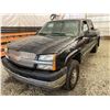 Image 3 : PARKSVILLE - 2004 CHEVROLET SILVERADO BLACK 420087 KMS - B143101