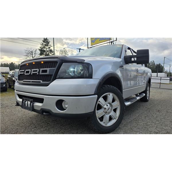 DUNCAN - 2007 FORD F-150 SILVER  285493 KMS - DB13858