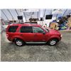 Image 13 : PARKSVILLE - 2008 FORD ESCAPE, RED, 300656 KMS, FRONT WHEEL DRIVE. - DB11634