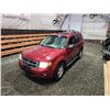 Image 4 : PARKSVILLE - 2008 FORD ESCAPE, RED, 300656 KMS, FRONT WHEEL DRIVE. - DB11634