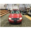 Image 7 : PARKSVILLE - 2008 FORD ESCAPE, RED, 300656 KMS, FRONT WHEEL DRIVE. - DB11634