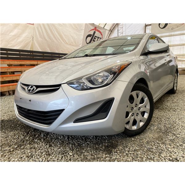 PARKSVILLE - 2014 HYUNDAI ELANTRA GREY 200956 KMS - B507491