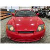 Image 6 : PARKSVILLE - 2003 HYUNDAI TIBURON RED 274861 KMS - B097733