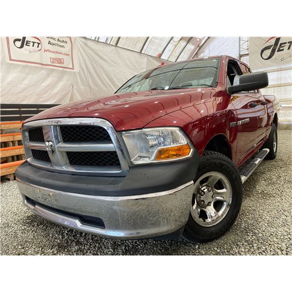 PARKSVILLE - 2012 DODGE RAM RED 252606 KMS - B260191