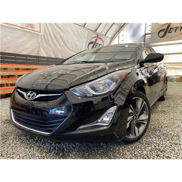 PARKSVILLE - 2015 HYUNDAI ELANTRA BLACK 117970 KMS - B364000