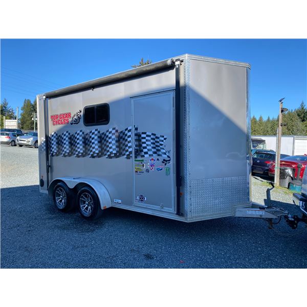PARKSVILLE - 2019 ALCOM LLC 14FT CARGO TRAILER SILVER - P019810