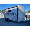 Image 1 : PARKSVILLE - 2019 ALCOM LLC 14FT CARGO TRAILER SILVER - P019810