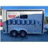 Image 2 : PARKSVILLE - 2019 ALCOM LLC 14FT CARGO TRAILER SILVER - P019810