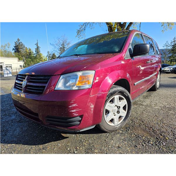 DUNCAN - 2009 DODGE GRAND CARAVAN RED "NO RESERVE" 264100 KMS - D530847