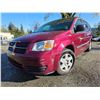 Image 1 : DUNCAN - 2009 DODGE GRAND CARAVAN RED "NO RESERVE" 264100 KMS - D530847