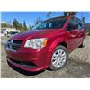 Image 1 : DUNCAN - 2014 DODGE GRAND CARAVAN RED 208528 KMS - D456478