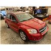 Image 10 : PARKSVILLE - 2007 DODGE CALIBER RED 209760 KMS - B142398