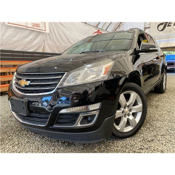 PARKSVILLE - 2016 CHEVROLET TRAVERSE BLACK 256689 KMS - D314023