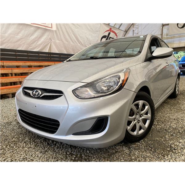 PARKSVILLE - 2014 HYUNDAI ACCENT SILVER  162118 KMS - B709450