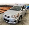 Image 3 : PARKSVILLE - 2014 HYUNDAI ACCENT SILVER  162118 KMS - B709450