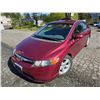 Image 2 : DUNCAN - 2006 HONDA CIVIC  RED 329979 KMS - D808190