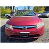 Image 3 : DUNCAN - 2006 HONDA CIVIC  RED 329979 KMS - D808190