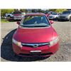 Image 4 : DUNCAN - 2006 HONDA CIVIC  RED 329979 KMS - D808190