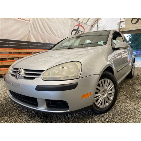 PARKSVILLE - 2007 VOLKSWAGEN RABBIT SILVER 171402 KMS - D003017