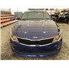 Image 6 : PARKSVILLE - 2016 KIA OPTIMA BLUE 179573 KMS - B018368