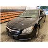 Image 3 : PARKSVILLE - 2009 CHEVROLET MALIBU BLACK 82818 KMS - D218299