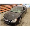 Image 4 : PARKSVILLE - 2009 CHEVROLET MALIBU BLACK 82818 KMS - D218299