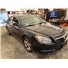Image 9 : PARKSVILLE - 2009 CHEVROLET MALIBU BLACK 82818 KMS - D218299
