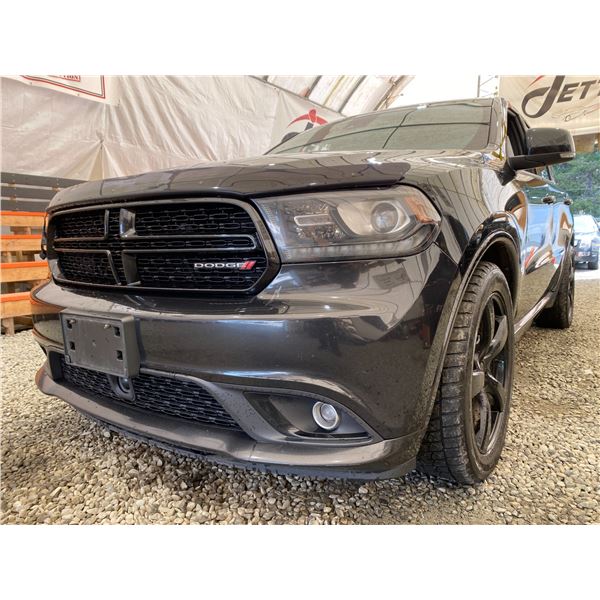 PARKSVILLE - 2014 DODGE DURANGO BLACK 199442 KMS - D340549