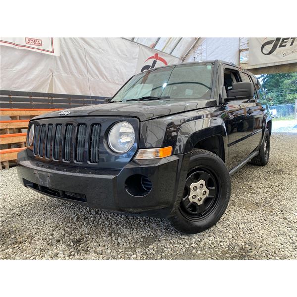 PARKSVILLE - 2009 JEEP PATRIOT BLACK 238106 KMS - B101165