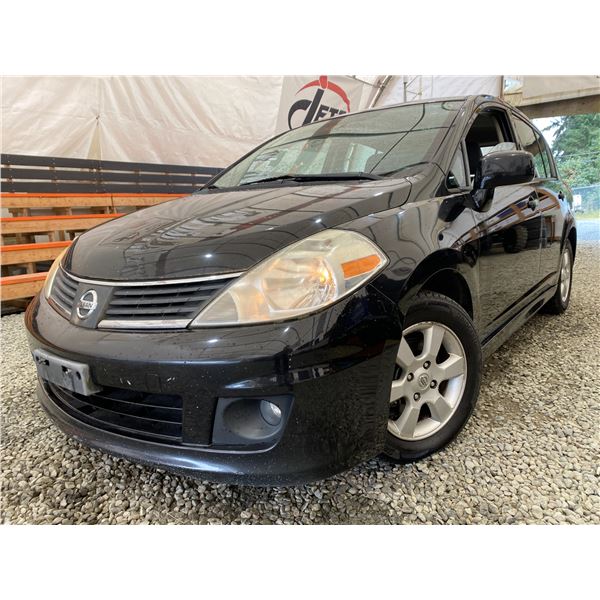 PARKSVILLE - 2008 NISSAN VERSA BLACK 124119 KMS - P404108