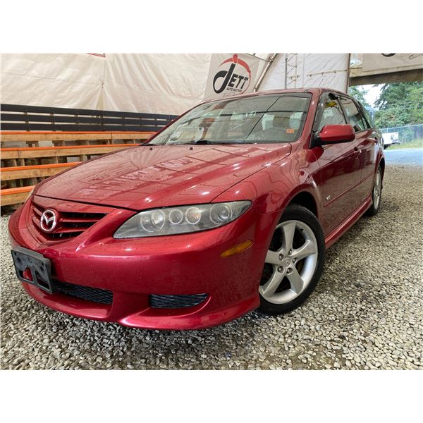 PARKSVILLE - 2005 MAZDA MAZDA6 RED 181909 KMS - DM47106