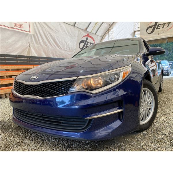 PARKSVILLE - 2016 KIA OPTIMA BLUE 179573 KMS - B018368