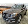 Image 3 : PARKSVILLE - 2015 MERCEDES-BENZ ML-CLASS BROWN 136614 KMS - D613676