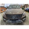 Image 6 : PARKSVILLE - 2015 MERCEDES-BENZ ML-CLASS BROWN 136614 KMS - D613676